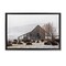 Stupell Industries Colorado Buffalo Snowy Farm Floating Frame, design by Jeff Poe Photography